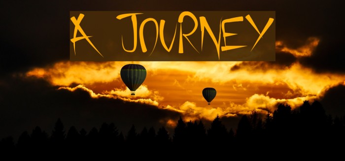 A Journey フォント examples