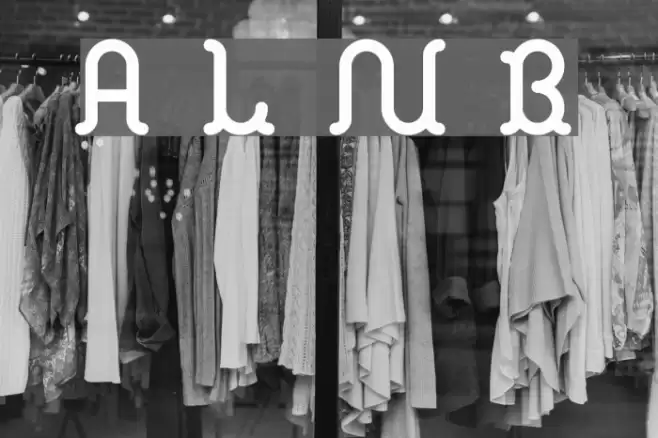 A La Nage Bold Font examples