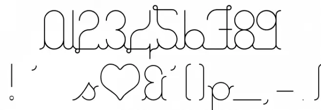 A La Nage Font OTHER CHARS