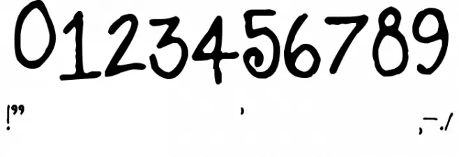 A Little Pot Font OTHER CHARS