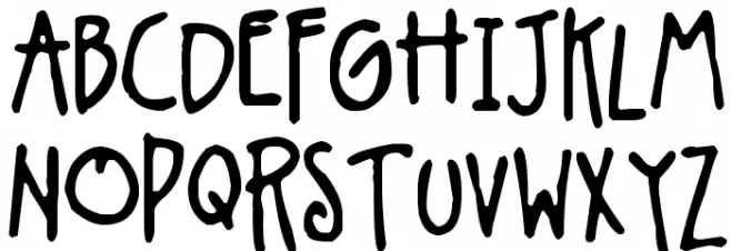 A Little Pot Schriftart Groß