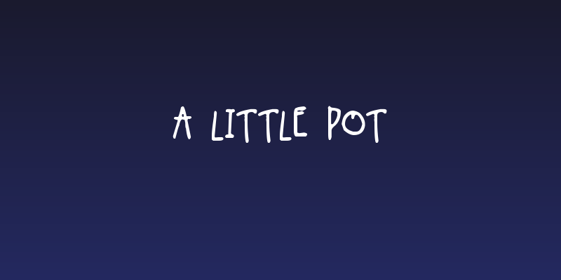 A Little Pot Social Header