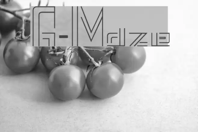 A-Maze Font examples