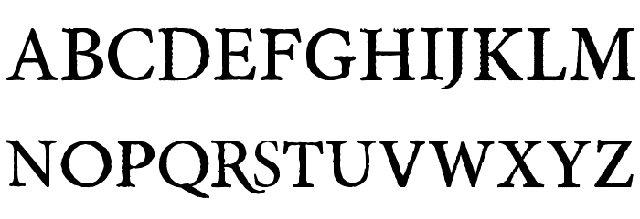 A Monster Free Font LOWERCASE