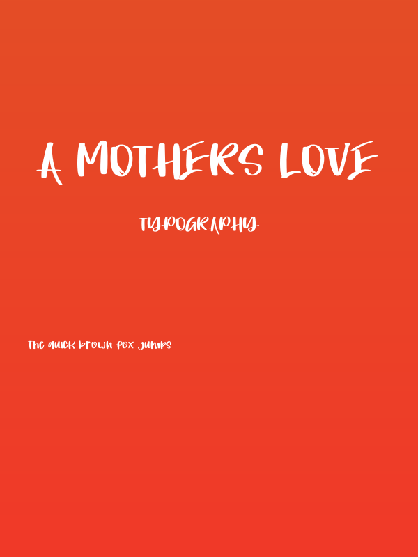 A Mothers Love Poster