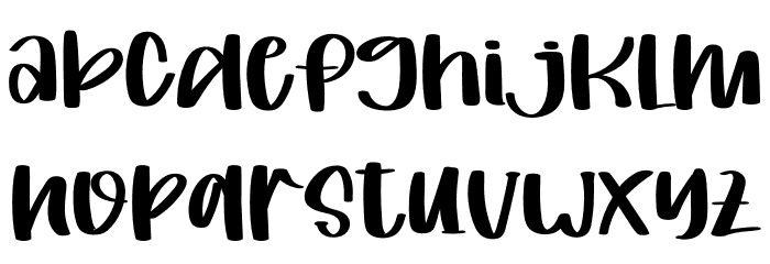 A Mothers Love Font LOWERCASE