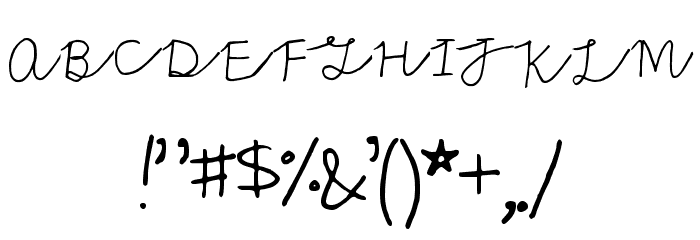 A Nice Regular Font OTHER CHARS