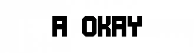 A Okay  Frei Schriftart Herunterladen