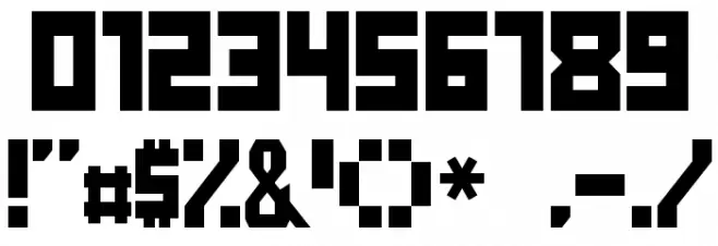 A Okay Font OTHER CHARS