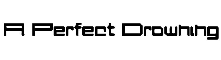 A Perfect Drowning Шрифта