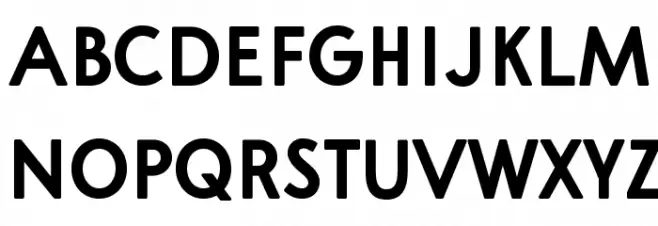 A Pompadour Bold Sample 字体 大写