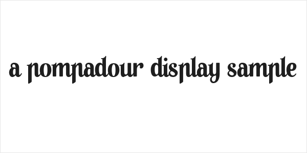 A Pompadour Display Sample Logo