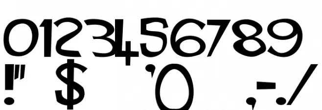 A Qualcuno Piace Caldo Font OTHER CHARS