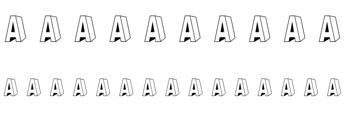 A-Ryal-Black-Block Font OTHER CHARS