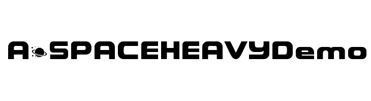 A*SPACE HEAVY Demo  baixar fontes gratis