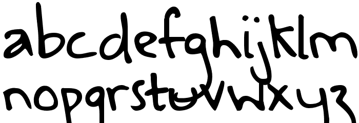 A Safe Place to Fall Font LOWERCASE