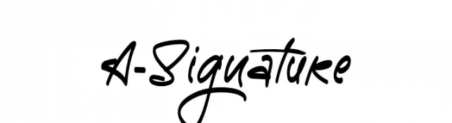A-Signature  नि: शुल्क फ़ॉन्ट्स डाउनलोड
