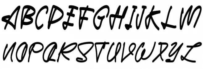 A-Signature Schriftart Groß