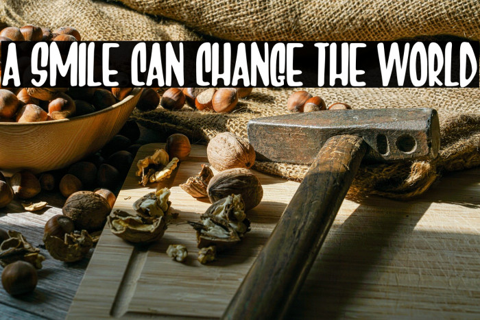 A Smile Can Change The World Example 3