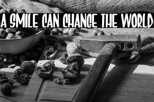 A Smile Can Change The World Example 3