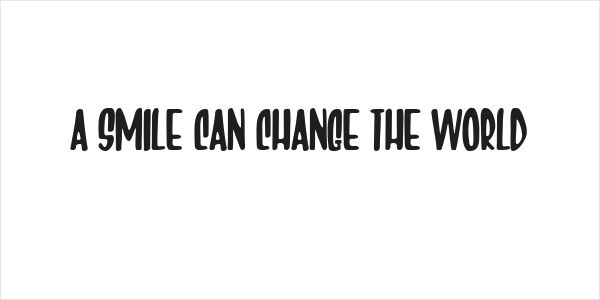 A Smile Can Change The World Logo