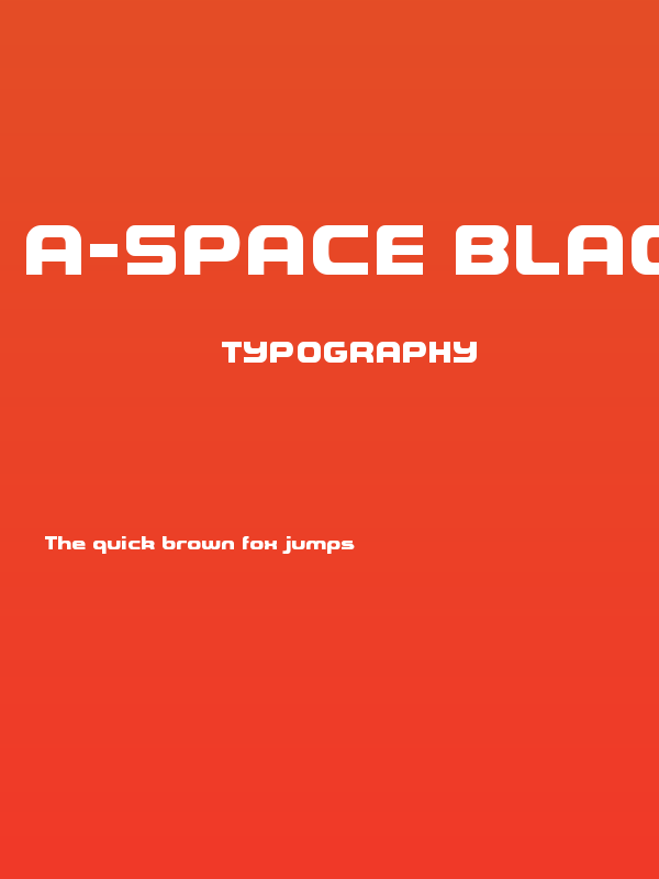 A-Space Black Demo Poster