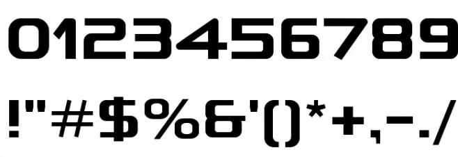 A-Space Demo Bold Font OTHER CHARS