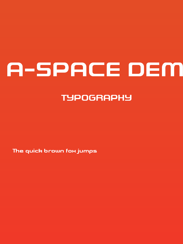 A-Space Demo Bold Poster