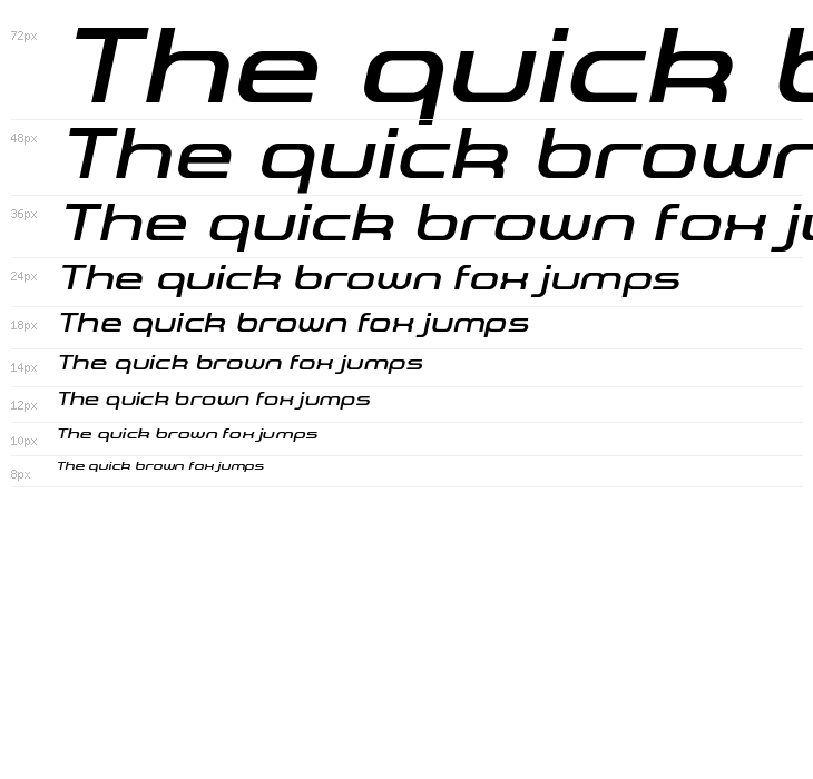 A-Space Demo Italic Waterfall