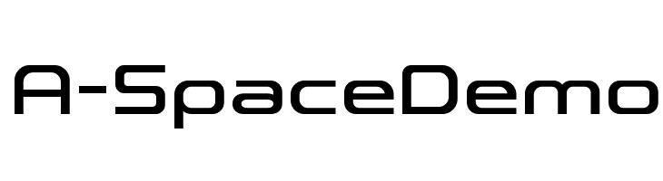 A-Space Demo Font
