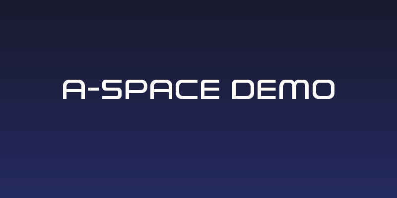A-Space Demo Social Header
