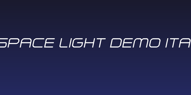 A-Space Light Demo Italic Social Header
