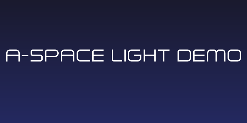 A-Space Light Demo Social Header
