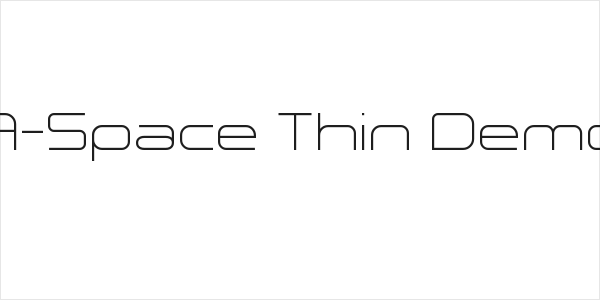A-Space Thin Demo Logo
