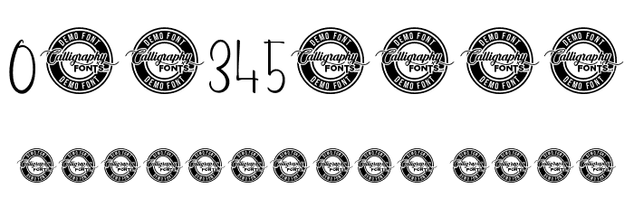A Star Demo Font OTHER CHARS