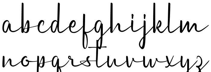 A Star Demo Font LOWERCASE