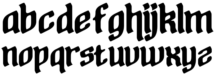 A Stroke of Geneus2 Font LOWERCASE