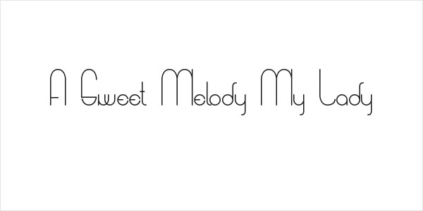 A Sweet Melody My Lady Logo