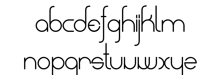 A Sweet Melody My Lady Font LOWERCASE
