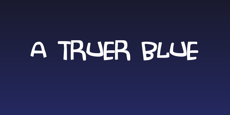 A Truer Blue Social Header