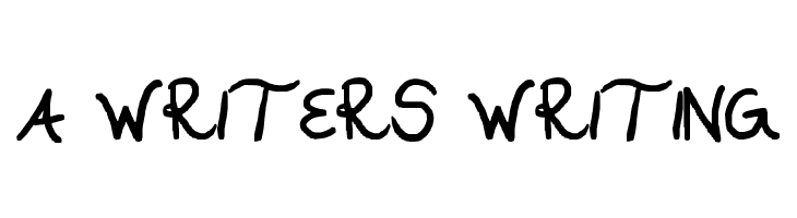 A WRITERS WRITING Font - FFonts.net