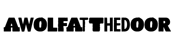 A Wolf At The Door Font