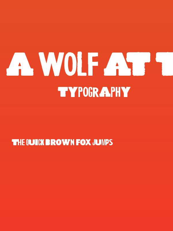 A Wolf At The Door Poster