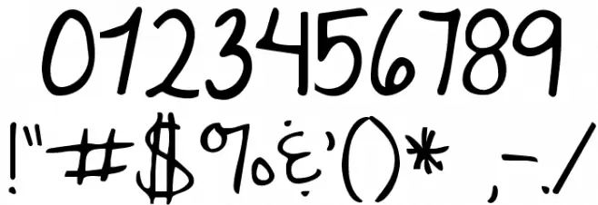 A Year Without Rain フォント その他の文字