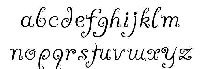 A Yummy Apology Font LOWERCASE