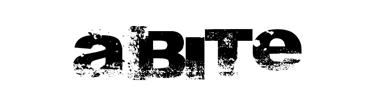 A bite Font