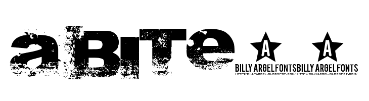 A bite__ Шрифта