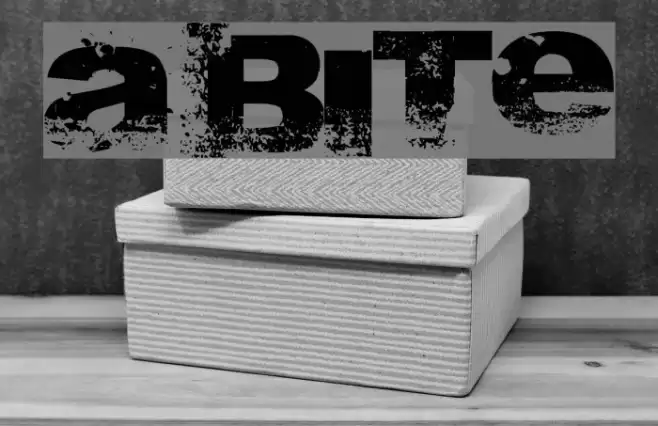 A bite__ फ़ॉन्ट examples