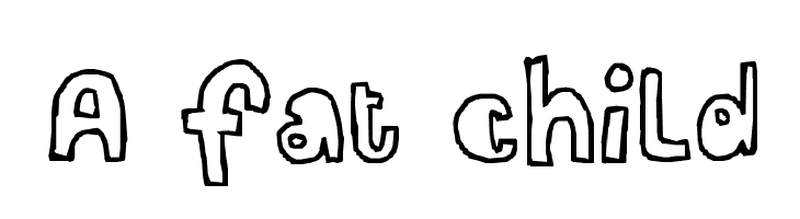 A fat child Fonte