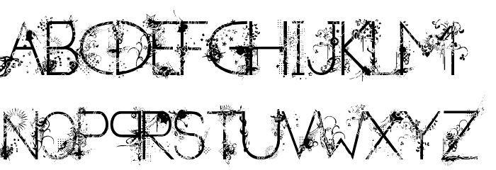 A new Heard Decorative - LJ-Design Studios Decorativa Font LOWERCASE